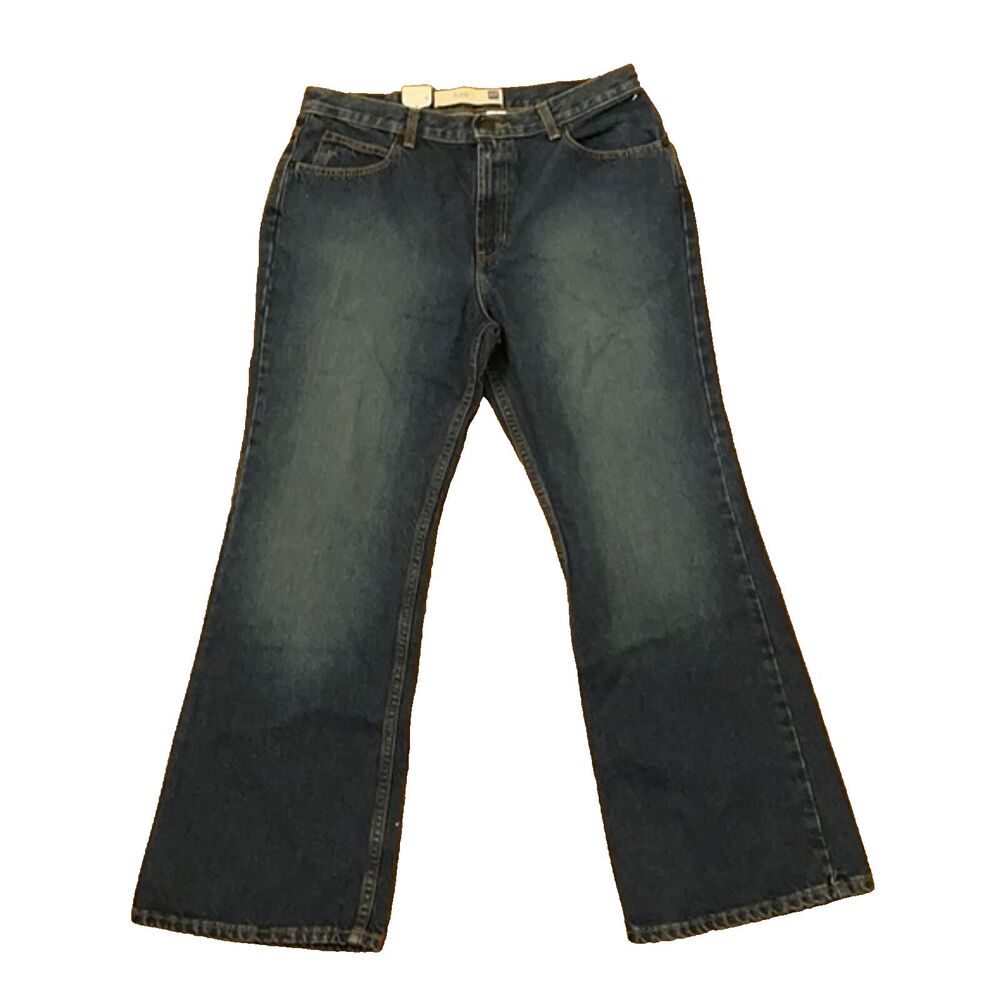 Gap Flare Ankle Denim Blue Jeans Women's Size 14 NWT
